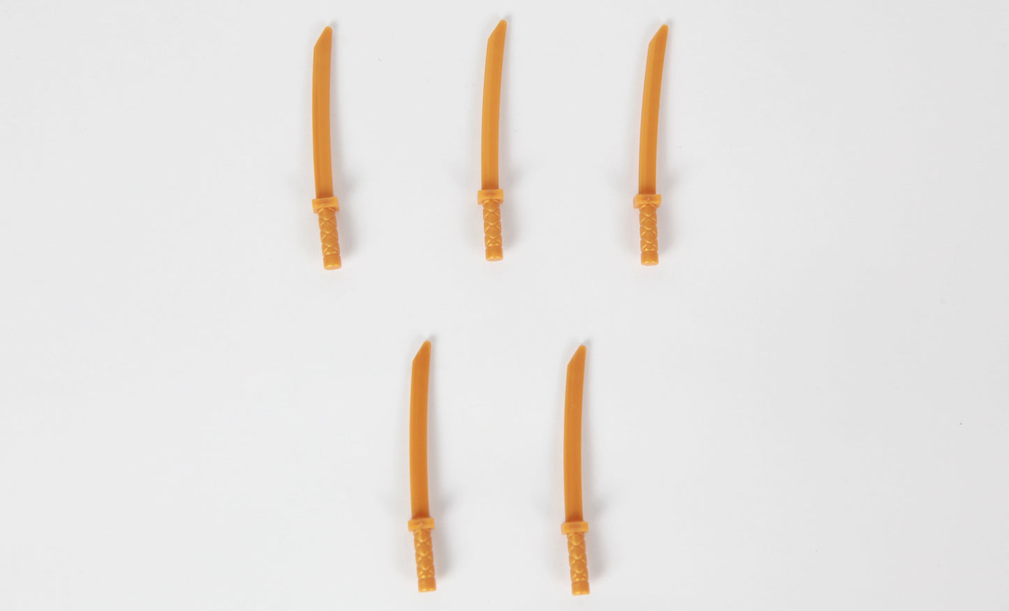 5x LEGO® Katana gold