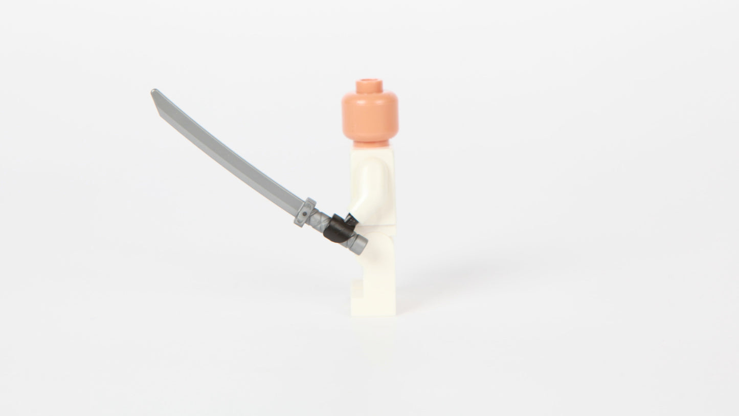 5x LEGO® Katana silber