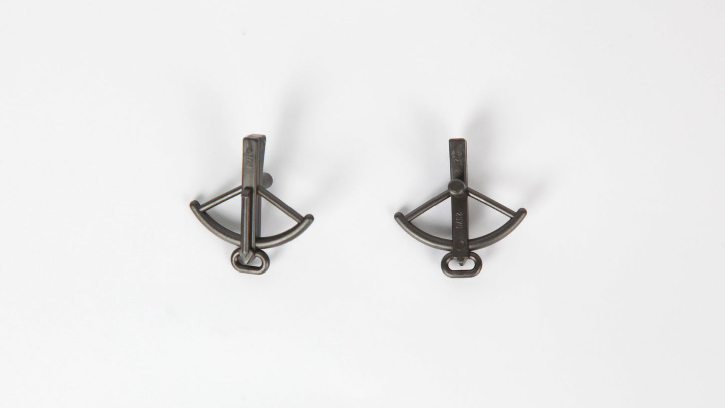 2x LEGO® Armbrust metallic