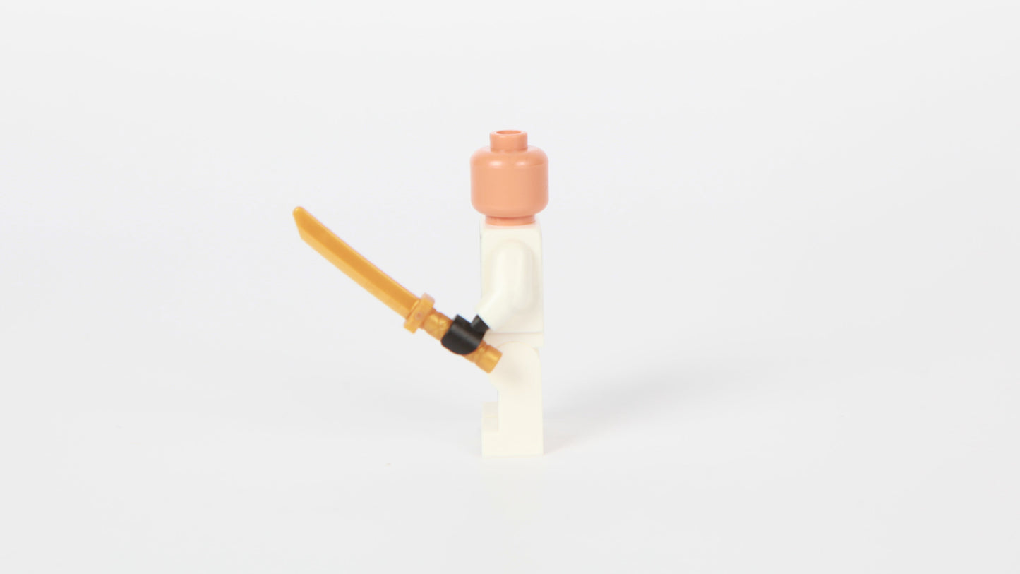 5x LEGO® Katana, kurz gold