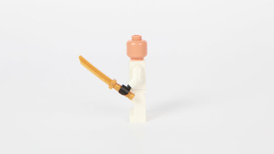 5x LEGO® Katana, kurz gold