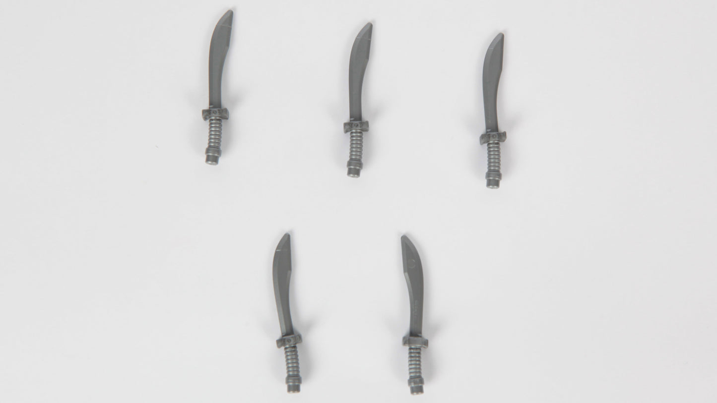 5x LEGO® Säbel silber