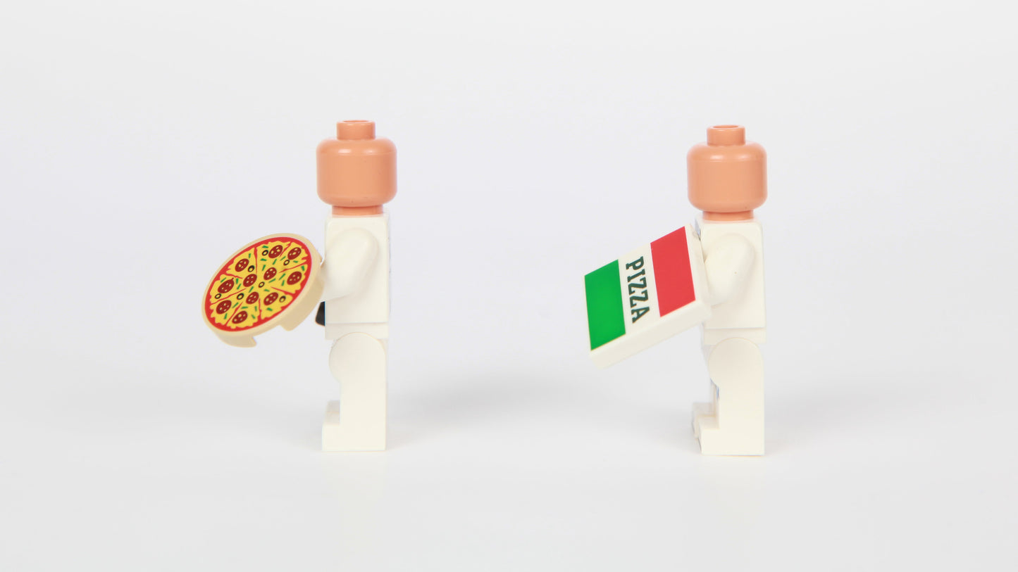 5x LEGO® Pizza mit Karton